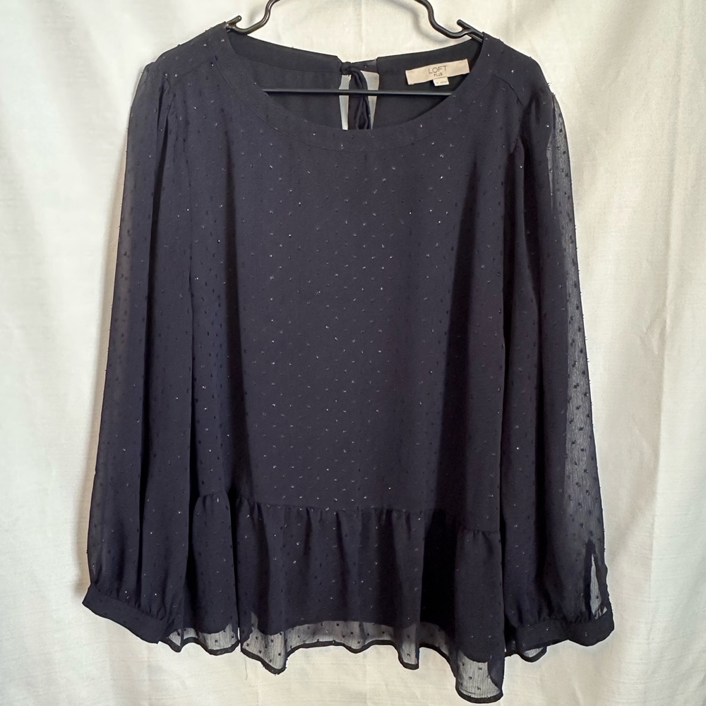 Loft Plus Peplum Blouse